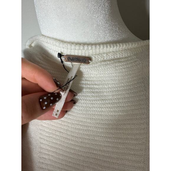 Free People Lace Road Linen Cotton Pullover Size M - Picture 6 of 7